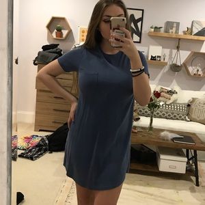 Abercrombie & Fitch Blue T-shirt Dress